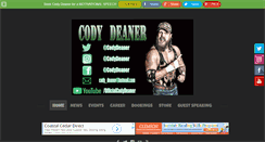 Desktop Screenshot of codydeaner.com